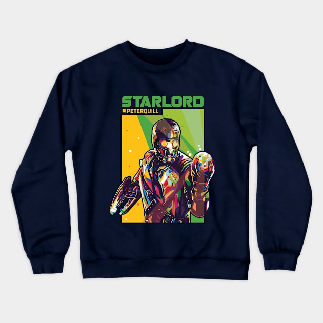 STARLORD WPAP Fanart Crewneck Sweatshirt by Alanside